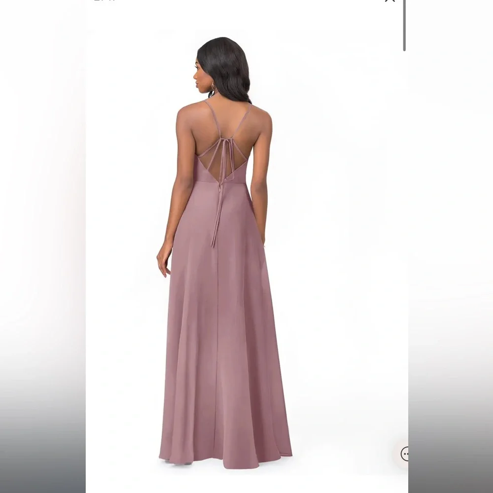 NWT AZAZIE dusty rose formal gown size A4 - Picture 3 of 12